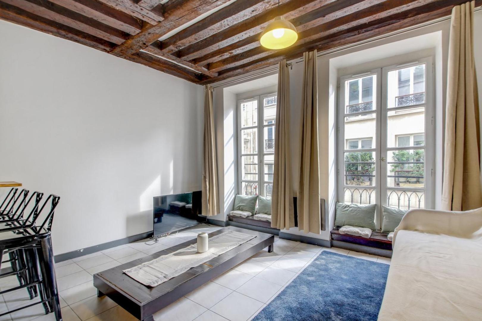 Ferienwohnung Paris Marais Lombards Exterior foto