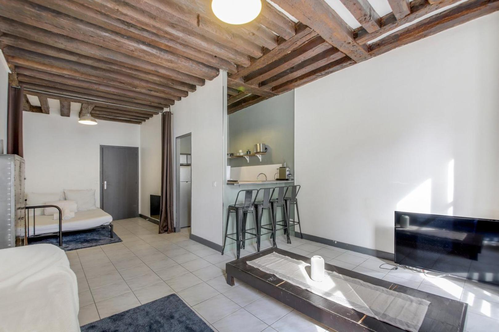 Ferienwohnung Paris Marais Lombards Exterior foto