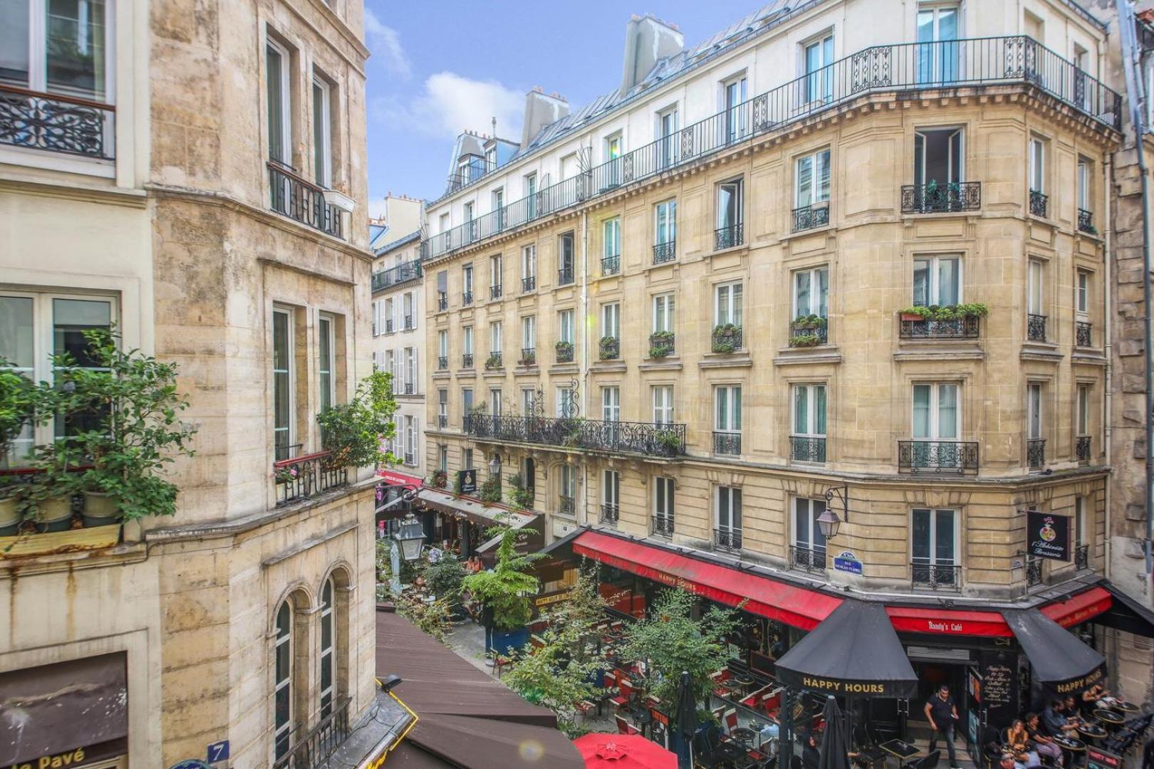 Ferienwohnung Paris Marais Lombards Exterior foto